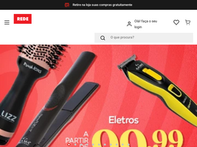 'lojasrede.com.br' screenshot