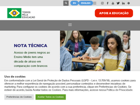 'todospelaeducacao.org.br' screenshot