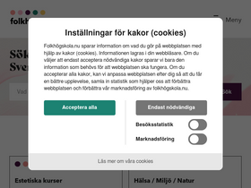 'folkhogskola.nu' screenshot