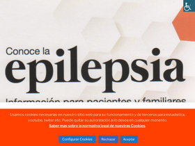 'apiceepilepsia.org' screenshot