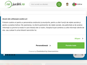 'raijucarii.ro' screenshot