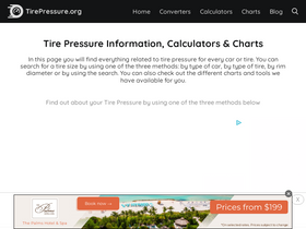 'tirepressure.org' screenshot