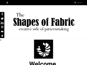 'theshapesoffabric.com' screenshot