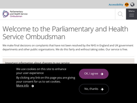 'ombudsman.org.uk' screenshot