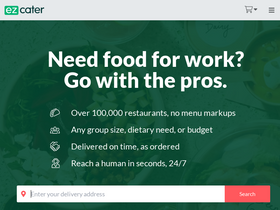 'ezcater.com' screenshot