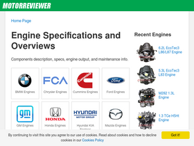 'motorreviewer.com' screenshot