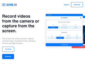 'scre.io' screenshot