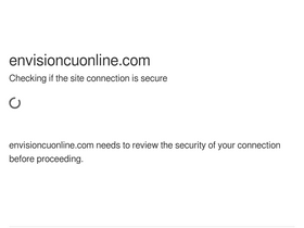 'envisioncuonline.com' screenshot