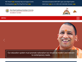 'ddugu.ac.in' screenshot