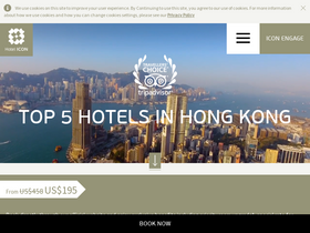 'hotel-icon.com' screenshot