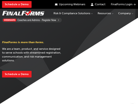 'finalforms.com' screenshot