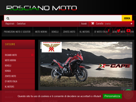'roscianomoto.it' screenshot