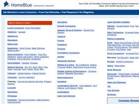 'homeblue.com' screenshot