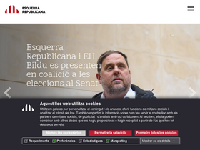 'esquerra.cat' screenshot