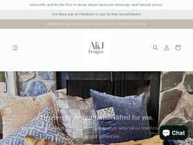 alijdesigns.com homepage screenshot