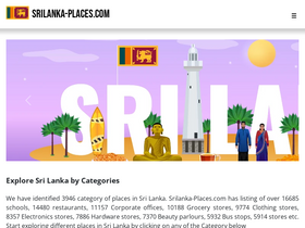 'srilanka-places.com' screenshot