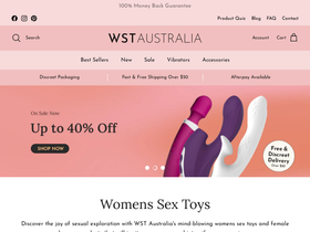 WST Australia homepage screenshot