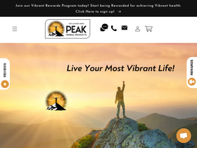 peakherbalproducts.com homepage screenshot