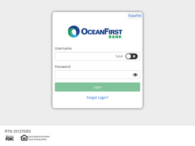 'oceanfirstonline.com' screenshot