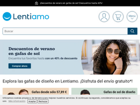 'lentiamo.es' screenshot