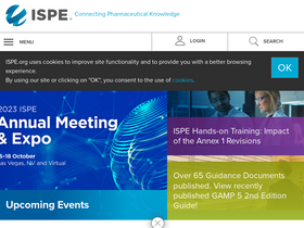 'ispe.org' screenshot