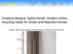 'lushome.com' screenshot
