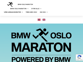 'oslomaraton.no' screenshot