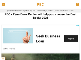 'pennbookcenter.com' screenshot