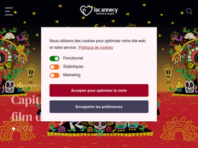 'lac-annecy.com' screenshot