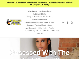 obsessedwiththeheatpress.com homepage screenshot