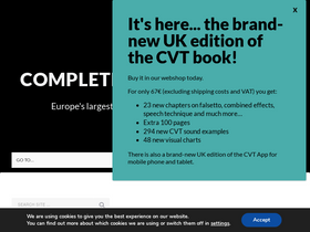 'completevocal.institute' screenshot