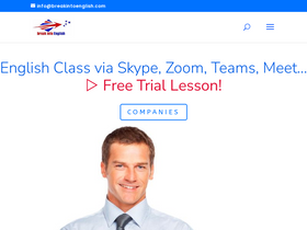 'englishclassviaskype.com' screenshot