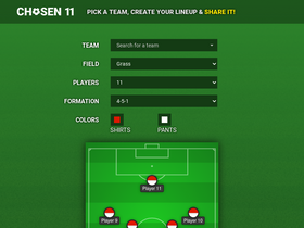 'chosen11.com' screenshot