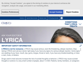 'lyrica.com' screenshot