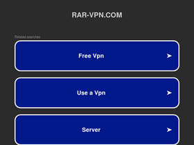 'rar-vpn.com' screenshot