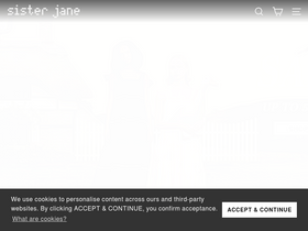 'sisterjane.com' screenshot