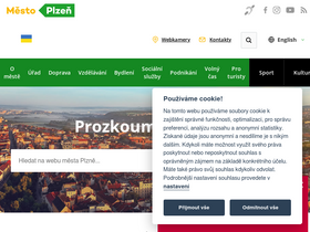 'plzen.eu' screenshot