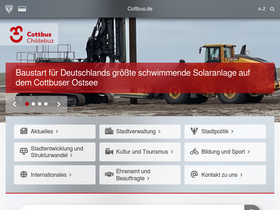 'cottbus.de' screenshot