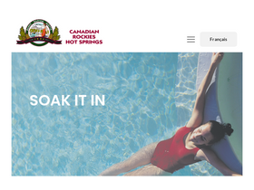 'hotsprings.ca' screenshot