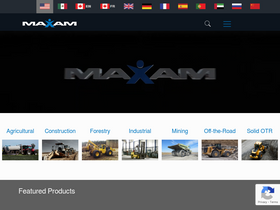 'maxamtire.com' screenshot