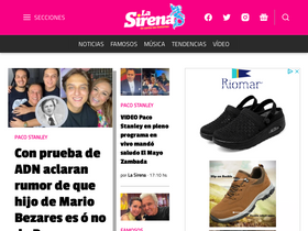'lasirena.la' screenshot