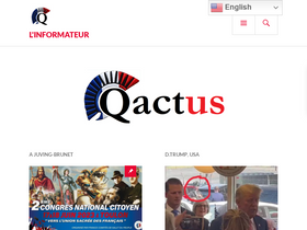 'qactus.fr' screenshot