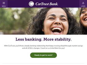 'cortrustbank.com' screenshot