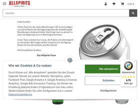 'allspirits24.de' screenshot