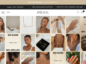 PRYA homepage screenshot