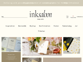 Inksaloon homepage screenshot