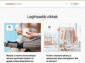 'elegansotthon.hu' screenshot