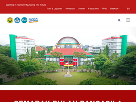 'unej.ac.id' screenshot