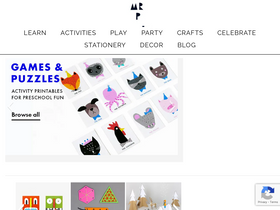 'mrprintables.com' screenshot