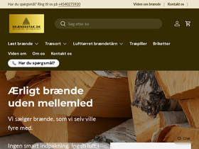 xn--brndestakken-7cb.dk homepage screenshot
